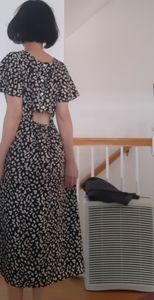 One piece elegant sexy flowy dress